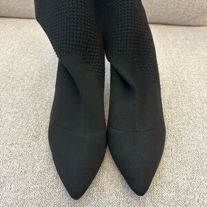 Charles David Sock Booties Black Women's Size 8 Excellent Used Condition